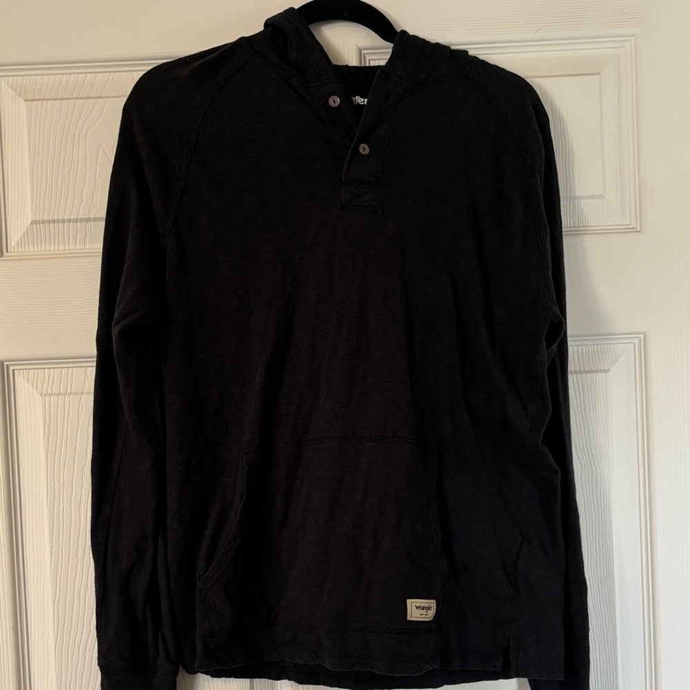 Women’s Black Hoodie Wrangler Shirt